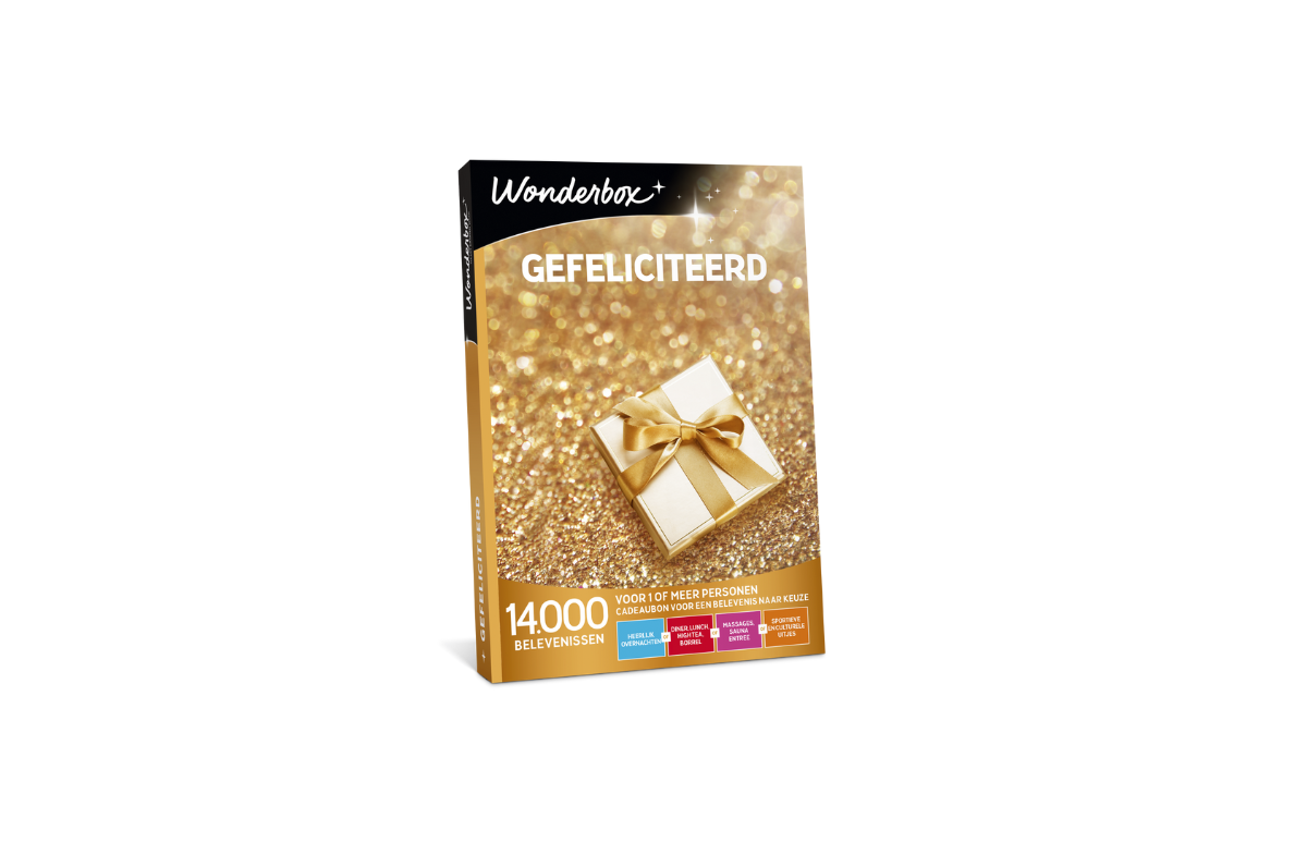 Wonderbox CADEAUBON GEFELICITEERD!