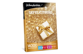 Wonderbox CADEAUBON GEFELICITEERD!