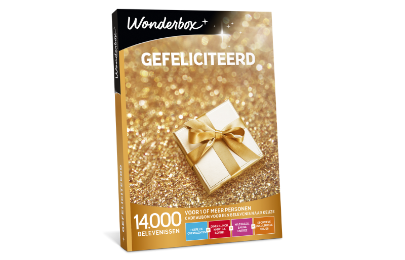 Wonderbox CADEAUBON GEFELICITEERD!